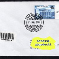 c23] BRD - Privatpost Citipost - gel. Umschlag -Schinkel Marke und SST