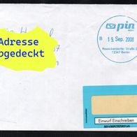 c23] BRD - Privatpost Citipost - gel. Umschlag - Einwurf Einschreiben 2008