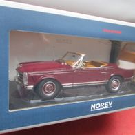 Norev 1:18 Mercedes-Benz SL Pagode weinrot