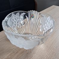 Schöne Obstschale aus Bleikristall