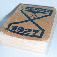 Adolf Bleichert Umlegekalender (1927) - seltenstes bekanntes Exemplar, Sammlerstück