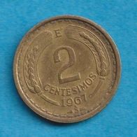 Chile 2 Centesimo 1967