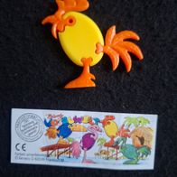 Ü - Ei Bunte Vogelwelt / Hahn gelb + BPZ