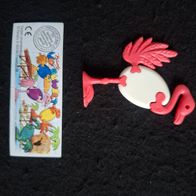 Ü - Ei Bunte Vogelwelt Flamingo / weiß + BPZ
