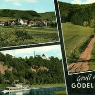 37691 Höxter - Godelheim 3 Ansichten um 1958 Panorama mit Brunsberg , Fürstenberg
