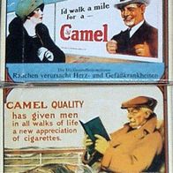2 Zigarrettenschachteln Camel Edition