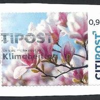 Privatpost, Citipost, Blumen, Wertstufe: 0.90 EUR, gebraucht auf Papier