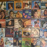 110+ Stk. SP / EP Vinyl Schallplatten (7") - Deutsche Musik