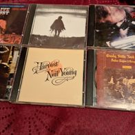 Neil Young - 6 CDs (Harvest, Harvest Moon, Greatest Hits, Live Rust, Unplugged; Deja)