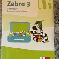 Zebra 3, Wissensbuch, ISBN: 978-3-12-270967-9 - NEU
