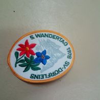 5. Wandertag Aufnäher bestickt Dörfleins 1978