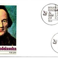 Berlin / Nr. 601 Mendelssohn / FDC