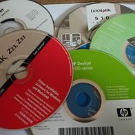 9x cds für drucker, ohne hülle
