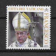 005) Vatikan 2020 Papst Mi. Nr. ? gestempelt