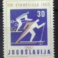 Jugoslawien Mi. Nr. 911 Olympische Sommerspiele Rom 1960 * <