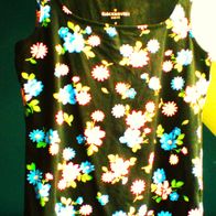 Damen Bluse Strech Schwarz-Blau-Rosa-Grün Gr.M Gr.40 Clockhouse C&A