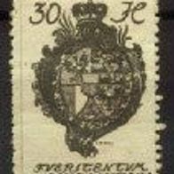 Liechtenstein Mi. Nr. 30 Freimarken - Landeswappen * * <