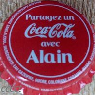 Coca-Cola Alain Kamerun 2015 Kronkorken Kronenkorken Coke Namen-Serie neu + unbenutzt