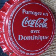 Coca-Cola Dominique Elfenbeinküste 2015 Kronkorken Coke Namen-Serie Ivory Coast