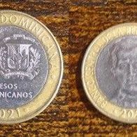 Münze Dominikanische Republik: 5 Peso 2022