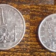 Münze Tschecheslowakei: 1 Koruna 2009
