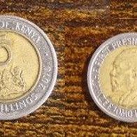 Münze Kenia: 5 Shilling 2010