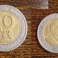 Münze Kenia: 20 Shilling 1998