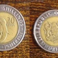 Münze Kenia: 20 Shilling 2018