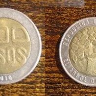 Münze Kolumbien: 500 Pesos 2010