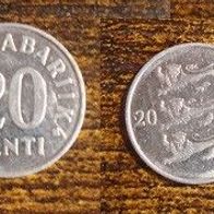 Münze Estland: 20 Senti 2004