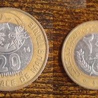 Münze Mauretanien: 20 Ouguiya 2014
