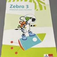 Zebra 3. Arbeitsheft Lesen/Schreiben - Klasse 3 - ISBN 978-3-12-270961-7 - NEU