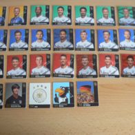 46 offizielle DFB Sammelkarten WM 2018 (davon 26 verschiedene) Neu