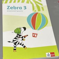 Zebra 3 - Arbeitsheft Sprache - Klasse 3 - unbenutzt