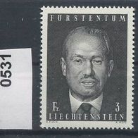 Liechtenstein Mi. Nr. 531 Fürst Franz Josef II. * * <