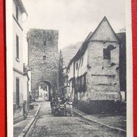 Dausenau Lahn 1925 Bahnpost Zug408 belebt Esel Karren Bad Ems Nassau Rhein-Lahn-Kreis