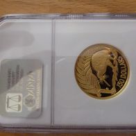 Neuseeland 150 Dollars 1990 -PP- Kiwi 16,95 Gr. Gold .917 PF 67 ULTRA CAMEO