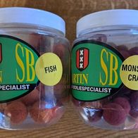 Neu! 200g Pop Up Boilies Martin SB Fisch Monster Crab Größe: 20mm Karpfen Köder