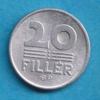Ungarn 20 Filler 1990
