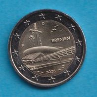 Deutschland 2 Euro 2026 F Bremen