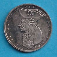 5 DM Friedrich der Große 1986 F