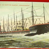 NL Rotterdam 1918 De Veertien Master Crangesberg Graengesberg Schiff Frachter