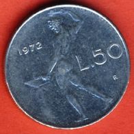 Italien 50 Lire 1972