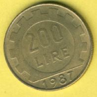 Italien 200 Lire 1987