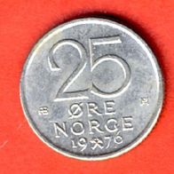 Norwegen 25 Öre 1976