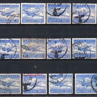 Dt. Reich Feldpostmarken Nr. 1 gestempelt (Lot 27/28)