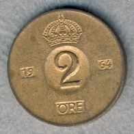 Schweden 2 Öre 1964