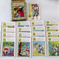 DDR Spiele / Spielzeug * Quartett Kartenspiel mit Peterkarte Robinson 1982