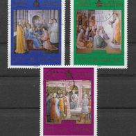 010) Vatikan 2003 Kunstschätze Mi. Nr. 1454-56 gestempelt