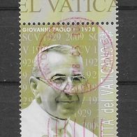019) Vatikan 2009 Papst Mi. Nr. 1633 gestempelt
